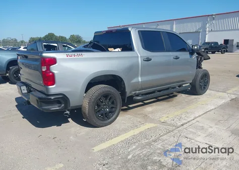 2025 Chevrolet Silverado 1500 4Wd Short Bed Custom Trail Boss z USA, uszkodzony, nr VIN 3GCPKCEK4SG330601